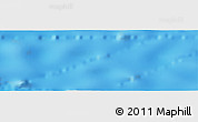 Shaded Relief Panoramic Map of the area around 21° 33' 19" S, 115° 31' 30" W
