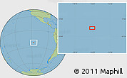 Savanna Style Location Map of the area around 21° 33' 19" S, 116° 22' 30" W