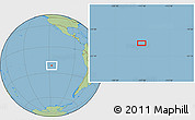 Savanna Style Location Map of the area around 21° 33' 19" S, 117° 13' 29" W