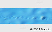 Shaded Relief Panoramic Map of the area around 21° 33' 19" S, 117° 13' 29" W
