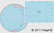 Gray Location Map of the area around 21° 33' 19" S, 118° 4' 29" W