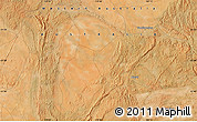 Satellite Map of the area around 21° 33' 19" S, 119° 55' 30" E