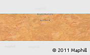 Satellite Panoramic Map of the area around 21° 33' 19" S, 126° 43' 29" E