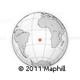 Outline Map of the Area around 21° 33' 19" S, 12° 40' 30" W, rectangular outline