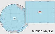 Gray Location Map of the area around 21° 33' 19" S, 133° 22' 30" W