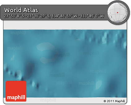 Satellite 3D Map of the Area around 21° 33' 19" S, 134° 13' 29" W