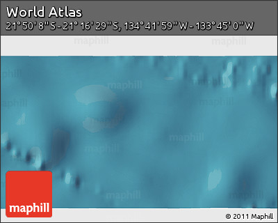 Satellite 3D Map of the Area around 21° 33' 19" S, 134° 13' 29" W