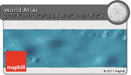Satellite Panoramic Map of the Area around 21° 33' 19" S, 134° 13' 29" W