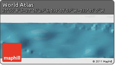 Satellite Panoramic Map of the Area around 21° 33' 19" S, 134° 13' 29" W