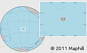 Gray Location Map of the area around 21° 33' 19" S, 137° 37' 30" W