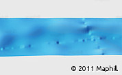 Shaded Relief Panoramic Map of the area around 21° 33' 19" S, 13° 31' 30" W