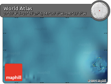 Satellite Map of the Area around 21° 33' 19" S, 141° 1' 30" W