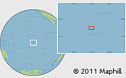 Savanna Style Location Map of the area around 21° 33' 19" S, 141° 52' 30" W