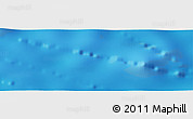 Physical Panoramic Map of the area around 21° 33' 19" S, 141° 52' 30" W