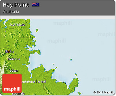 Physical 3D Map of Hay Point