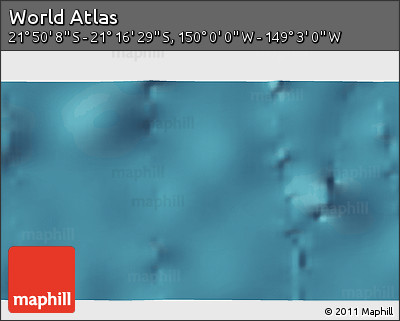 Satellite 3D Map of the Area around 21° 33' 19" S, 149° 31' 30" W