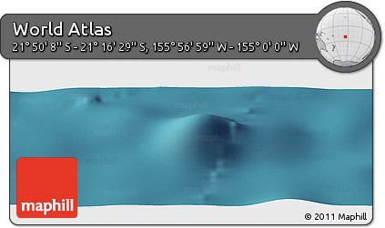 Satellite Panoramic Map of the Area around 21° 33' 19" S, 155° 28' 29" W