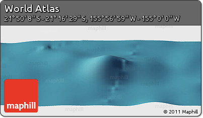 Satellite Panoramic Map of the Area around 21° 33' 19" S, 155° 28' 29" W