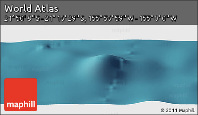 Satellite Panoramic Map of the Area around 21° 33' 19" S, 155° 28' 29" W