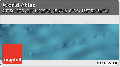 Satellite Panoramic Map of the Area around 21° 33' 19" S, 156° 19' 29" W
