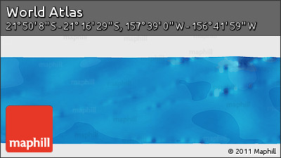 Political Panoramic Map of the Area around 21° 33' 19" S, 157° 10' 30" W