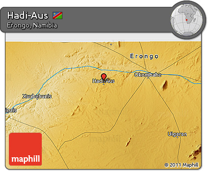 Physical 3D Map of Hadi-Aus