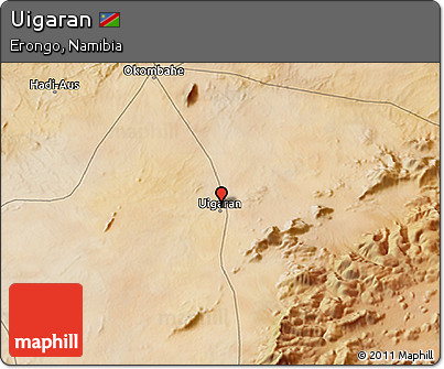 Satellite 3D Map of Uigaran