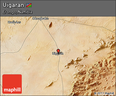 Satellite 3D Map of Uigaran