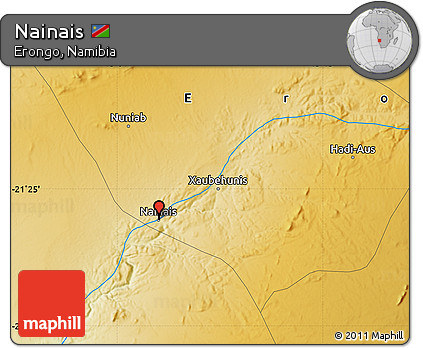 Physical Map of Nainais