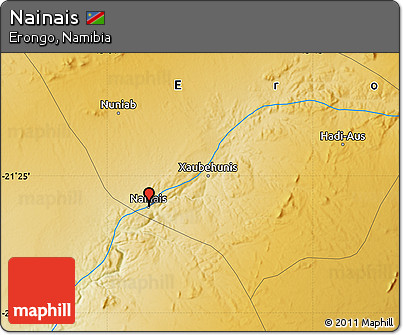 Physical Map of Nainais