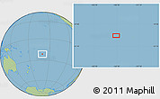 Savanna Style Location Map of the area around 21° 33' 19" S, 160° 34' 29" W