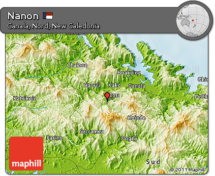 Physical 3D Map of Nanon