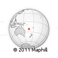 Outline Map of the Area around 21° 33' 19" S, 165° 49' 29" E, rectangular outline