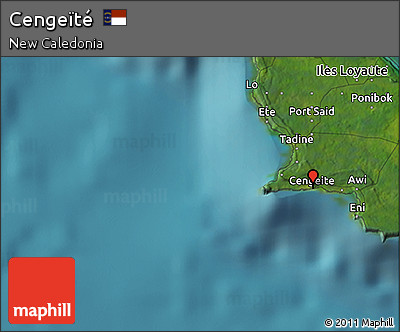 Satellite 3D Map of Cengeïté