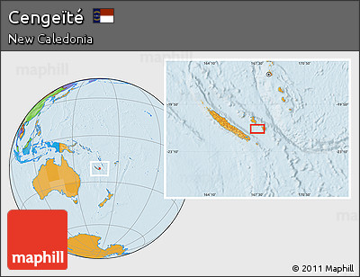 Political Location Map of Cengeïté