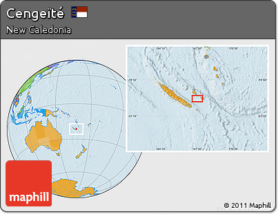 Political Location Map of Cengeïté