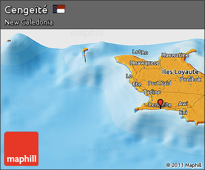 Political Panoramic Map of Cengeïté