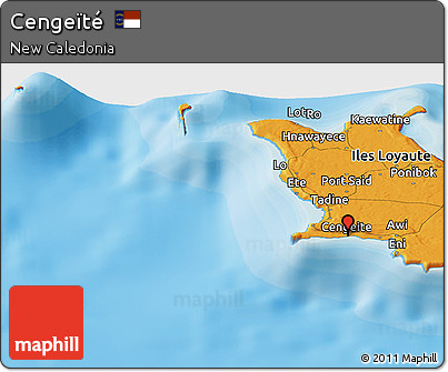 Political Panoramic Map of Cengeïté