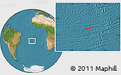 Satellite Location Map of the area around 21° 33' 19" S, 16° 4' 29" W