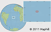Savanna Style Location Map of the area around 21° 33' 19" S, 16° 4' 29" W