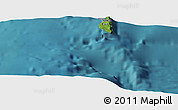 Satellite Panoramic Map of the area around 21° 33' 19" S, 175° 1' 30" W