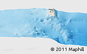 Shaded Relief Panoramic Map of the area around 21° 33' 19" S, 175° 1' 30" W