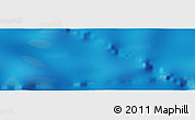 Physical Panoramic Map of the area around 21° 33' 19" S, 21° 10' 29" W