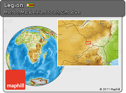 Physical Location Map of Legion