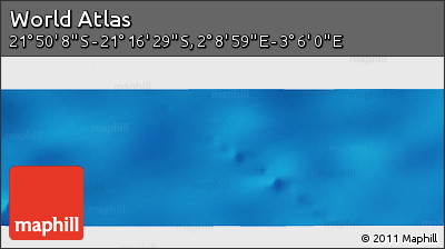 Physical Panoramic Map of the Area around 21° 33' 19" S, 2° 37' 30" E