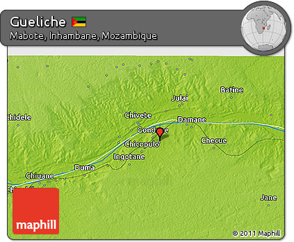 Physical 3D Map of Gueliche