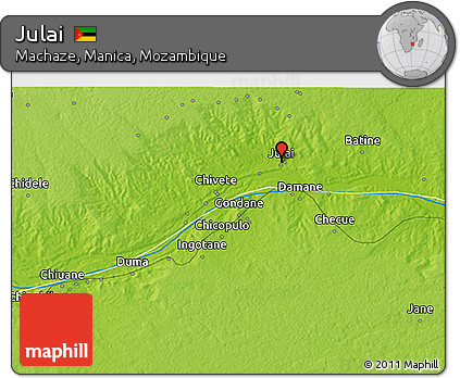 Physical 3D Map of Julai
