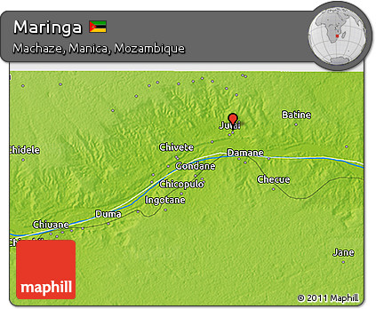 Physical 3D Map of Maringa
