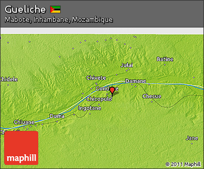 Physical 3D Map of Gueliche