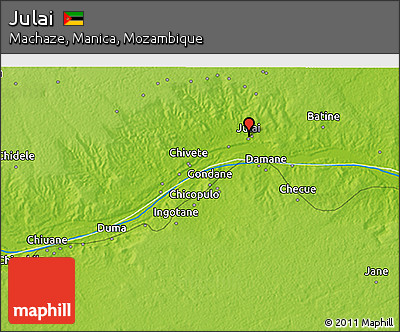Physical 3D Map of Julai